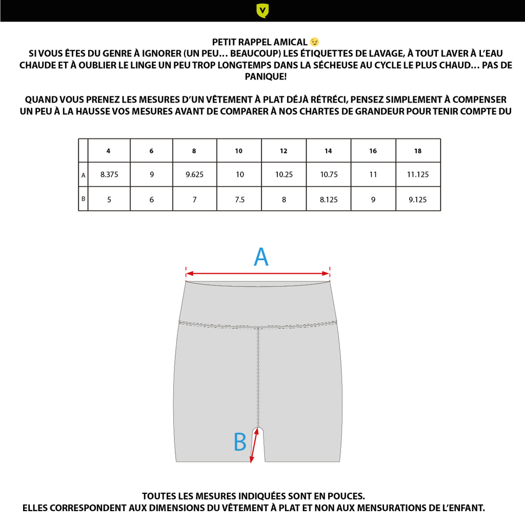 Legging Court - Noir