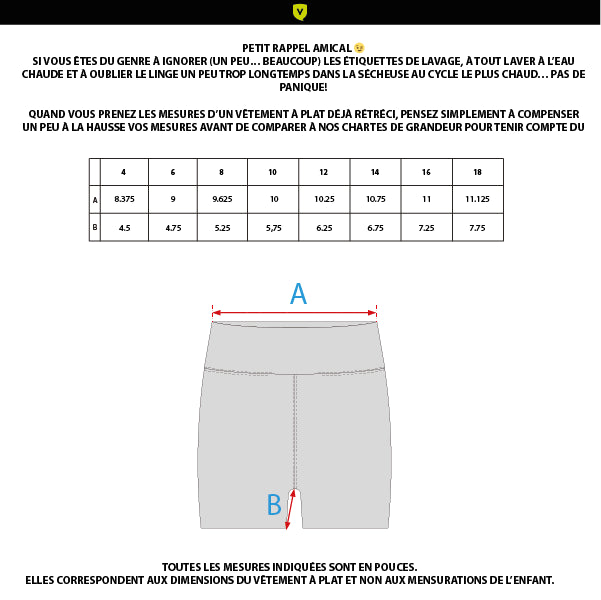 Legging Court - Noir