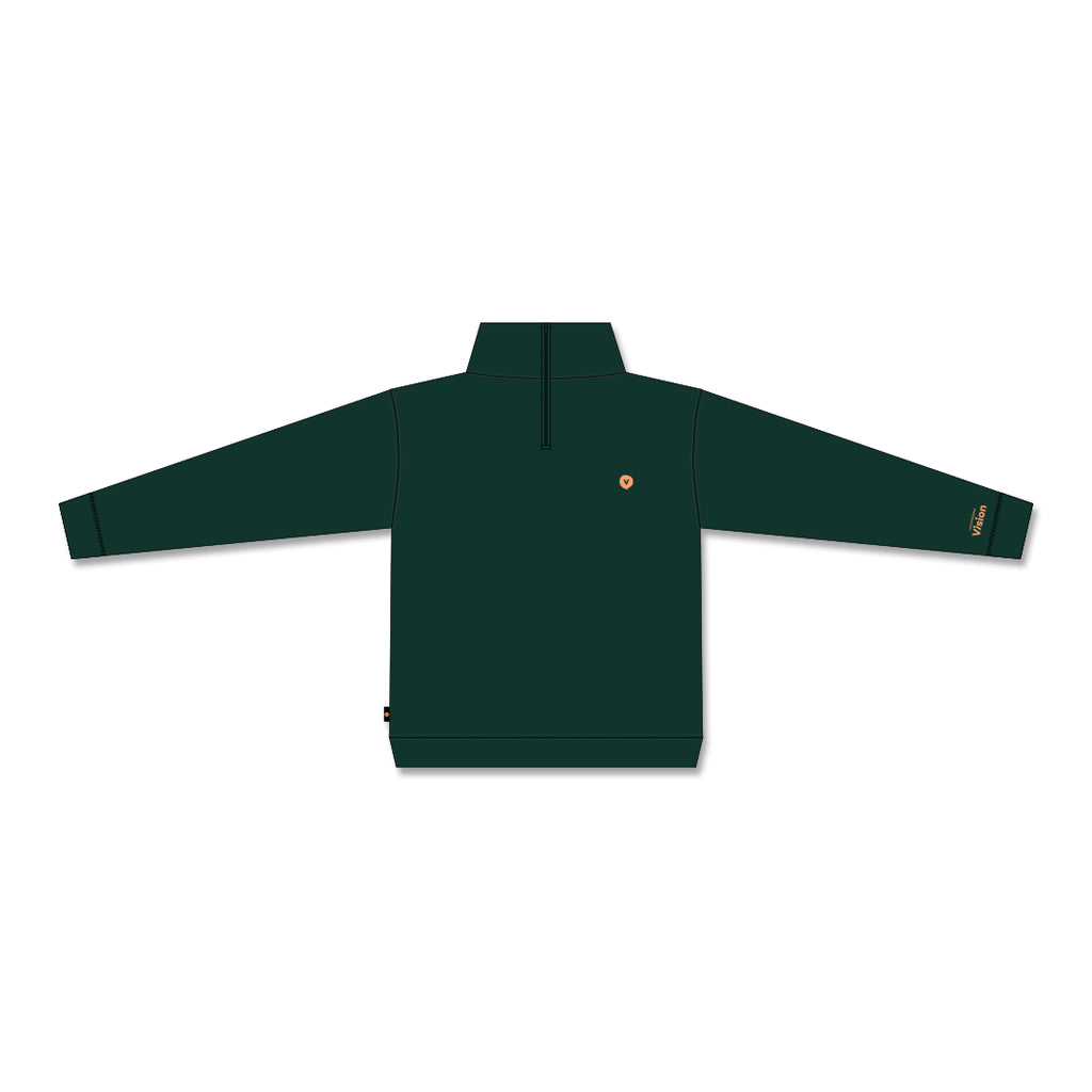 Crewneck 1/4 Zip - Vert Forêt