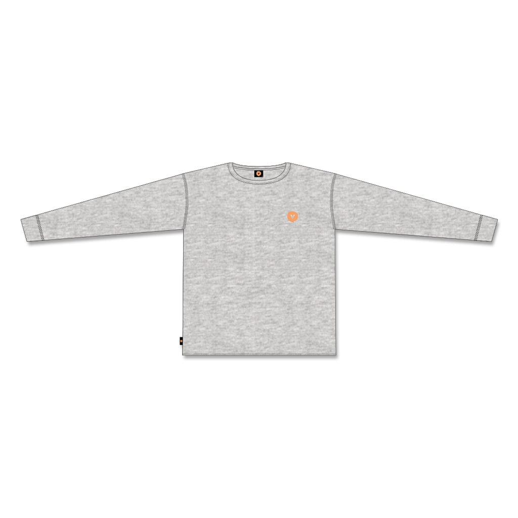 T-Shirt Manches Longues - Gris Athlétique