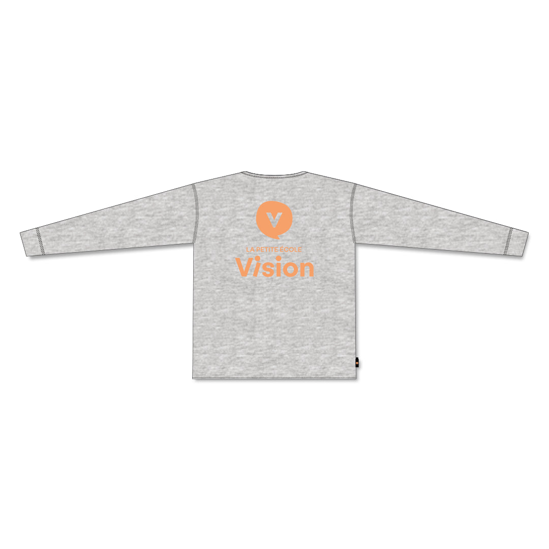 T-Shirt Manches Longues - Gris Athlétique