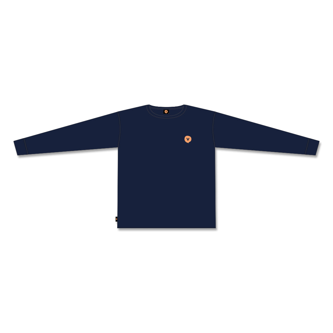 T-Shirt Manches Longues - Marine