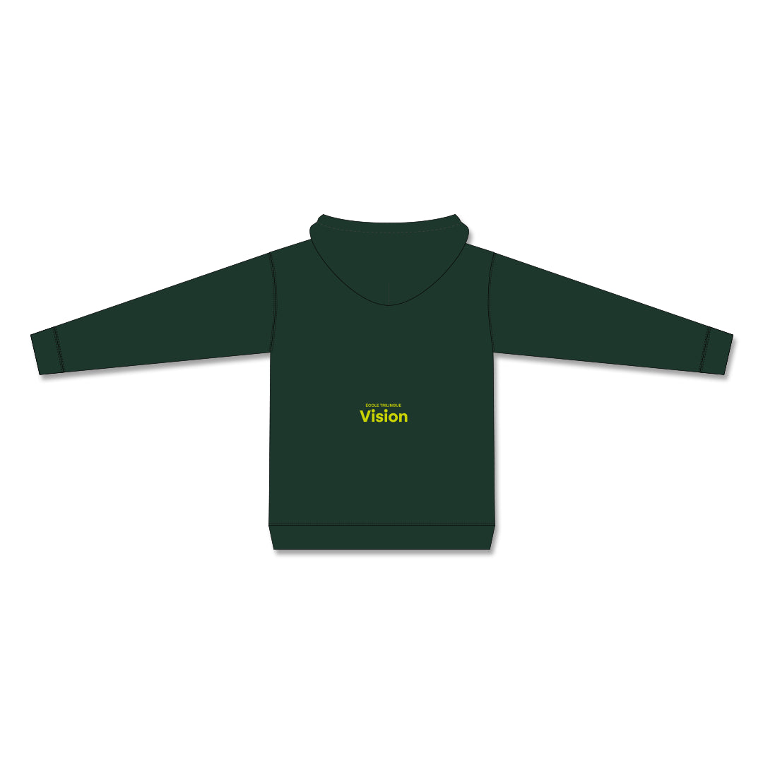 Coton Ouaté À Capuchon - Vert Forêt