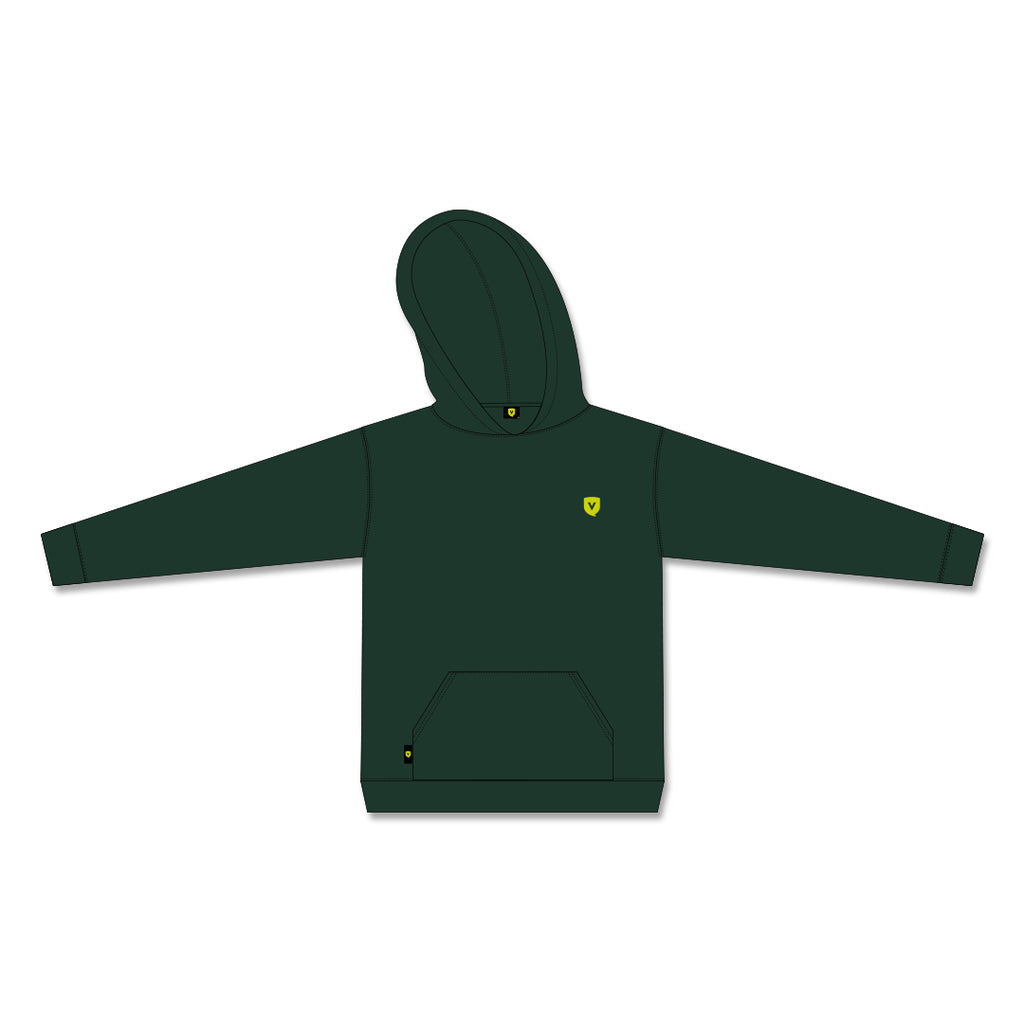 Coton Ouaté À Capuchon - Vert Forêt