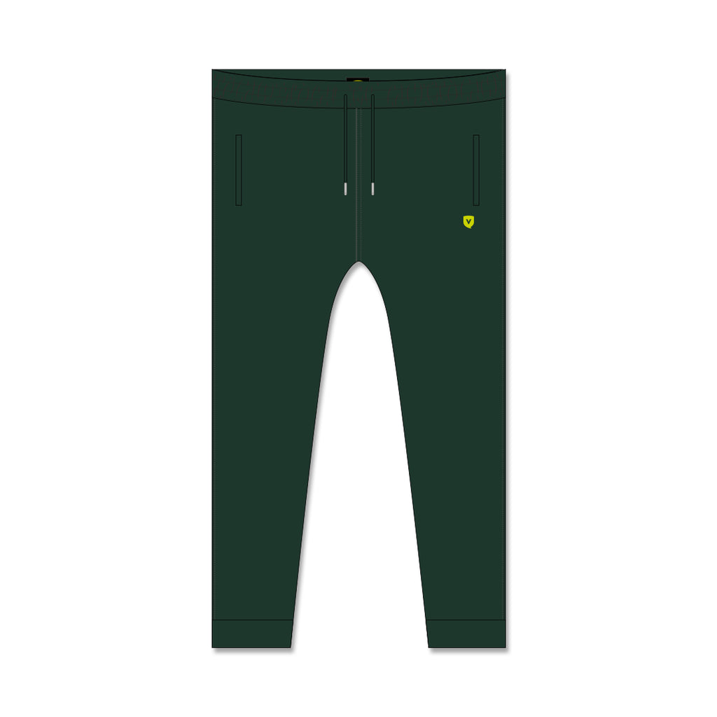 Pantalon Coton Ouaté - Vert Forêt