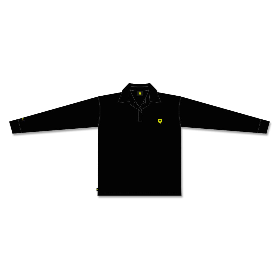Polo Manches Longues - Noir