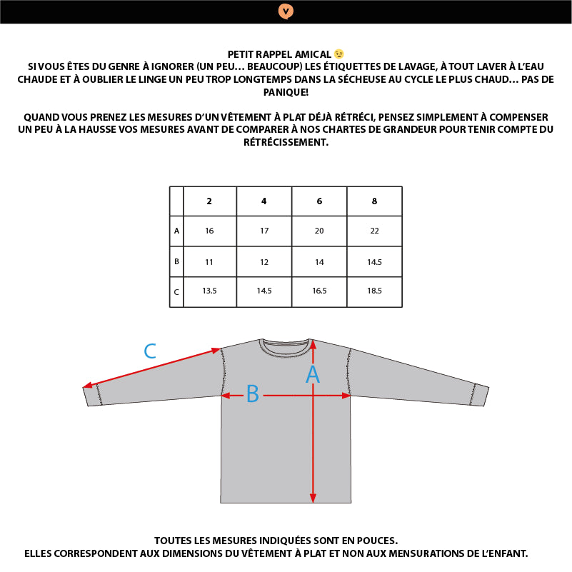 T-Shirt Manches Longues - Marine